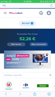 capture écran boursbank the corner